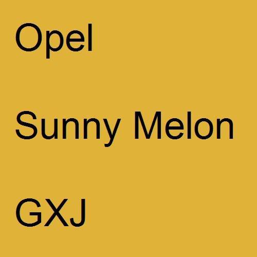 Opel, Sunny Melon, GXJ.